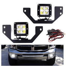 For 2002-2008 Dodge Ram 1500 2500 3500 16W Led Work Light with Pair of Mounting Bracket 2004-2006 Dodge Durango 2024 - buy cheap