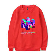 Vaporwave Sweatshirt Japanese Esthetics Print Pullover Men Women Harajuku Capless Hoodies Street Fashion Personality Sweatshirt 2024 - buy cheap