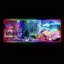 Alfombrilla de ratón MRGBEST No Game No Life Anime para videojuegos, alfombrilla de goma Natural antideslizante para ordenador, RGB 2024 - compra barato