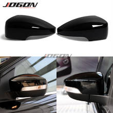 2pcs Black Replace For Ford Kuga Escape C520 EcoSport 13-18 Focus 3 MK3 SE ST RS US Car Rearview Mirror Cap Cover Accessories 2024 - buy cheap