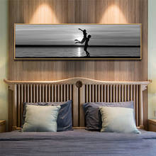 GoldLife-pintura en lienzo de paisaje blanco y negro para parejas, imagen de pared HD, póster impreso para cama y habitación, Impresión de retrato sin marco 2024 - compra barato