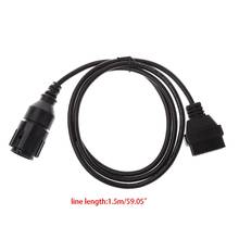 1.5M Durable Car Kit Cables 10Pin To 16Pin OBD2 Diagnostic Cable Adapter For BMW ICOM D Motorcycles car accessories 2024 - buy cheap
