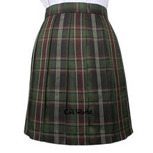 [Sen] Girl's Summer High Waist Pleated Skirts Plaid Skirts Women Dress For JK School Uniform Students Cloths 2024 - buy cheap