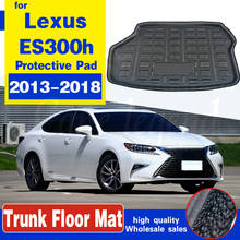 Для Lexus ES ES300h 2013-218 коврик для багажника автомобиля, коврик для груза, напольный коврик, грязевой прокладка, водонепроницаемый защитный коврик 2024 - купить недорого