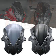 Motorcycle Carbon Fiber For HONDA CBR650F 2014 2015 2016 2017 2018 2019 CBR-650F CBR 650F Sports WindScreen Windshield Deflector 2024 - buy cheap