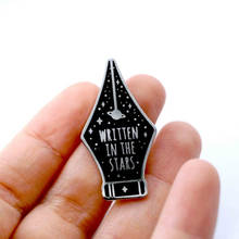 Written In The Stars Brooch Pins Enamel Metal Badges Lapel Pin Brooches Jackets Jeans Fashion Jewelry Accessories 2024 - buy cheap