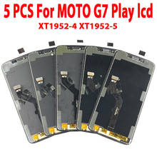 ЖК-дисплей и дигитайзер сенсорного экрана в сборе для Motorola Moto G7 Play, 5,7 дюйма, 5 шт./лот, Замена ЖК-дисплея для Moto G7 Play 2024 - купить недорого