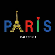 Paris torre eiffel cor letras remendos camiseta moletons transferência de calor decorativo adesivo de vinil aplique ferro para roupas 2024 - compre barato