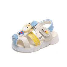 Zapatos para bebés y niños pequeños, sandalias de fondo suave, zapatos antideslizantes transpirables, sandalias casuales con lazo de gancho, 2021 2024 - compra barato