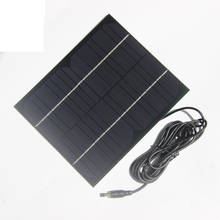 Buheshui 6w 18v célula solar monocristalina painel solar + 3m cabo para carregamento bateria 12v 200*170mm 10 peças frete grátis 2024 - compre barato