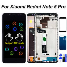 5,99 дюймовый ЖК-дисплей для Xiaomi Redmi Note 5 Pro ЖК-дисплей кодирующий преобразователь сенсорного экрана в сборе для Xiaomi Redmi Note5 Pro LCD 2024 - купить недорого