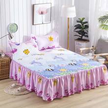 Waterproof Polyester TPU Printed soft Bedspread Bedcover Protection Bed Cover Kids and old men  Urine Mattress Cover many Colors 2024 - buy cheap