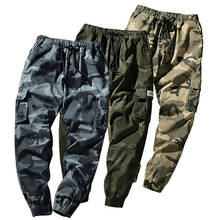 Joggers Cargo Pants Men Harem Pants Multi-Pocket Camouflage Man Cotton Sweatpants Streetwear Military Plus Size Trousers M-7XL 2024 - buy cheap