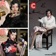 Conjunto de disfraz de Showgirl, muñeca de soldado, traje de Cheongsam, Tbleague, pecho grande, juguete corporal femenino, China, Shanghai, 1/6, Set046 2024 - compra barato