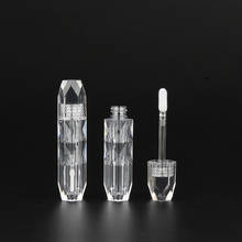 Прозрачный блеск для губ трубка пустые флаконы DIY пластиковая Алмазная бутылка для блеска для губ косметический контейнер для губной помады 25 штук 2024 - купить недорого