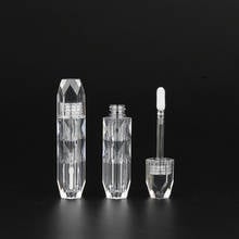 PETG-Tubo de brillo de labios transparente, envase vacío de 2ML, botella de brillo de labios de diamante de plástico artesanal, contenedor de brillo de labios cosmético, 25 piezas 2024 - compra barato