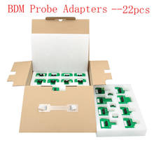 22pcs BDM Probe Adapters Full Set ECU Programmer For  BDM100 CMD100 FGTECH V54 Led bdm frame ecu chip Tuning Tool 2024 - buy cheap