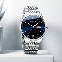 2020 Fashion Automatic Watch Top brand CARNIVAL Ultrathin Japan Movement NH360A Mechanical Watch Men Sapphire Double Calendar 2022 - buy cheap