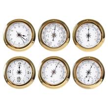 115mm Wall Mounted Thermometer Hygrometer Barometer Watch Tidal Clock Weather Station Indoor Outdoor High Quality and Brand New 2024 - buy cheap