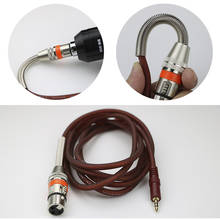 Профессиональный конденсаторный микрофон XLR, кабель «штырь-гнездо» 3,5 мм, 6,35 мм, USB-удлинитель для микрофона, XLR Аудиокабели для bm 800 2024 - купить недорого