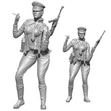 Wong Work Unpainted 1/18 Scale Resin Female Warrior Sensual Sergeant Unassembled Garage Kits GK Model Kit Figure WW-1810 2024 - buy cheap