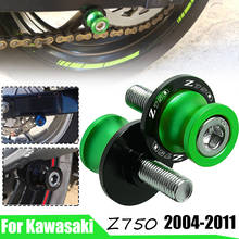 Z750 swingarm slider carretéis para kawasaki z750 z 750 2007 2008 2009 2010 2011 10mm suporte parafusos capa motocicleta accessoires 2024 - compre barato
