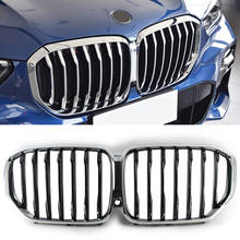 Quality G05 Front Kidney Grill Racing Grills For BMW X5 G05 G06 2018+ Glossy Black Racing Mesh Grills Car Accessories 2024 - buy cheap