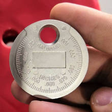 1 шт. Свеча зажигания измеритель зазора инструмент измерения для монет-Тип 0,6-2,4 мм Диапазон Свеча зажигания датчика, розжиг Системы 2024 - купить недорого