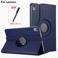 Capa de couro com suporte para tablet, lenovo, tab p11 pro visual j707, lenovo tab m8 m10 hd 8705 x505 x605 x306 2024 - compre barato