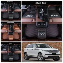 Автомобильные коврики для Land Rover LR3 LR4 Discovery Freelander Range Rover Evoque Sport, водонепроницаемые, под заказ, Кожаный Автомобильный ковер для ног 2024 - купить недорого