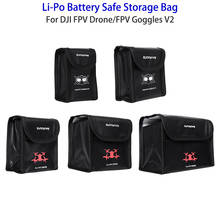 Li-po-Bolsa de almacenamiento segura para Dron DJI FPV/gafas FPV V2, accesorios para Dron, batería resistente al calor 2024 - compra barato
