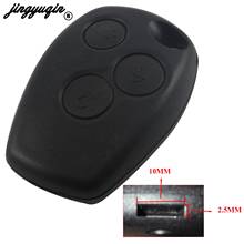 jingyuqin 20pcs/lot 3 Buttons Remote Car Key Shell For Renault Dacia Megane Master Fluence Laguna Clio Vivaro No Blade For 2024 - buy cheap