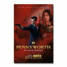 Póster de pared de tela de seda serie Pennyworth W104, decoración artística, pegatina brillante 2024 - compra barato