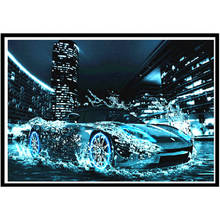 5D diamond painting car sports car full circle diamond embroidery rhinestone mosaic cross stitch decoration 2024 - buy cheap