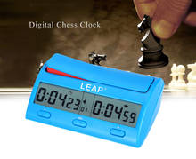 LEAP-Reloj de ajedrez Digital profesional PQ9912, cronómetro de cuenta atrás, novedad, juego práctico multifuncional, competición 2024 - compra barato