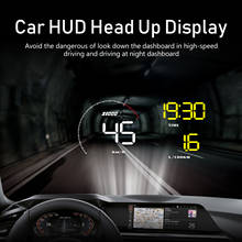 A9 With Lens Hood Windshield Projector OBD2 II EUOBD Car HUD Head Up Display Overspeed Warning System Voltage Alarm DFDF 2024 - buy cheap
