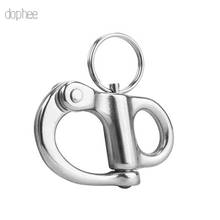 dophee 1pc Stainless Steel Swivel Shackle Quick Release Boat Anchor Chain Eye Shackle Swivel Snap Hook for Marine Architectural 2024 - buy cheap