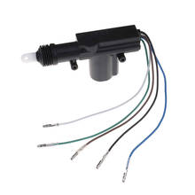 Trava elétrica para porta de carro, motor para trabalho pesado, 5 fios, acionador escravo, travamento central, 12v 2024 - compre barato