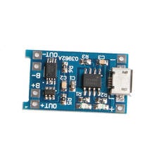 1PC Micro 5V 1A USB 18650 Lithium Battery Charging Board Module+Protection 2024 - buy cheap