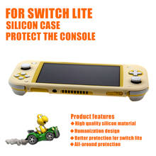 Мягкий силиконовый защитный чехол для игрового контроллера игровой консоли Nintendo Switch Lite 2024 - купить недорого