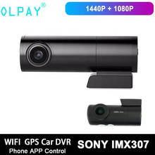 2K 1440P WIFI GPS Logger Dual Lens Car DVR HiSilicon 3556V200 Chip Sony IMX307 Sensor Night Vision Dual Camera Dash Cam Recorder 2024 - buy cheap