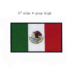 Embroidery Flag Patches Logos Of Mexico Iron On 3" Wide /Country Patches/Acessorios 2024 - buy cheap