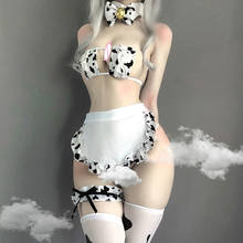 2020 New Cos Cow Cosplay Costume Maid Tankini Bikini Swimsuit Anime Girls Swimwear Clothing Lolita Bra and Panty Set Stockings 2024 - buy cheap