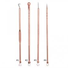 4PCS/Set Stainless Steel Blackhead Acne Blemish Pimple Removal Needle Kit Tool Black Head Remover 2024 - buy cheap