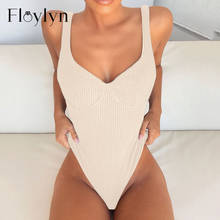Floylyn 2019 женский купальный костюм высокого качества стринги цельный купальник женский купальный костюм с пуш-ап купальник Дамский Монокини 2024 - купить недорого