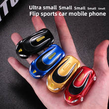 Newest F18 Mini Flip Car Mobile Phone 1.08" Ultra Small Cell Phone Bluetooth Dialer Magic Voice Handsfree Earphone For Kids 2024 - buy cheap