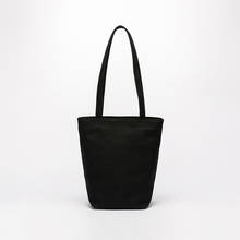 Literary small fresh female canvas bag student tide Korean Harajuku ins one shoulder portable canvas bag 2024 - buy cheap