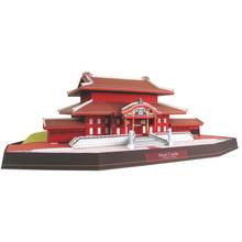 Ryukyu Mura-modelo de papel 3D de Japón, famoso edificio hecho a mano, juguete DIY 2024 - compra barato