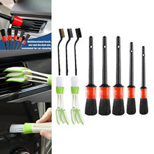 10x Car Detailing Brushes Cleaning Brush Set Auto Detailing Brush Set 3pcs Wire Brush 2 pcs Automotive Air Conditioner Brush 2024 - buy cheap