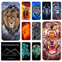 Funda de silicona King of animals para Samsung Galaxy, carcasa de León y tigre para Samsung Galaxy J8 J6 J4 J2 Pro 2018 Core J6 J7 Prime J3 2016 J5 2017 EU J4 Plus 2024 - compra barato